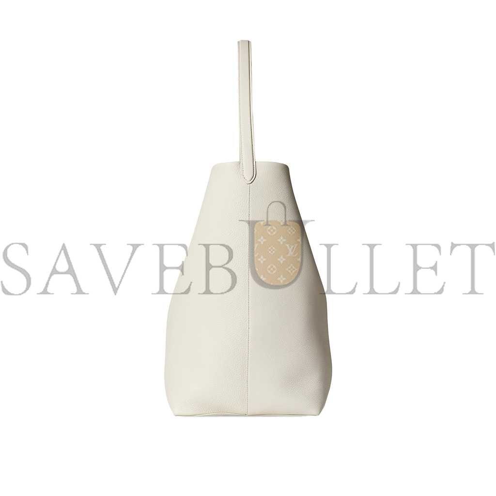 T*e R*w large ns park tote bag in leather ivory w1273l129ivpd (43*38*20cm)